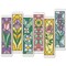 Herrschners Stained Glass Florals Bookmarks Counted Cross-Stitch Kit